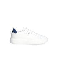 SNEAKERS LIU JO UOMO BIG 01 - SNEAKER LEATHER WHITE/BLUE 7B4027PX474S1018