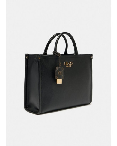 BORSA  LIU JO DONNA  ECS M TOTE NERO 34X13X27CM AF5206 E0058 22222