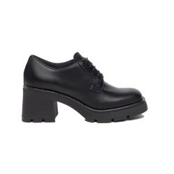 FRANCESINE NEROGIARDINI DONNA IN PELLE NERO TACCO 5 CM I308151D/100