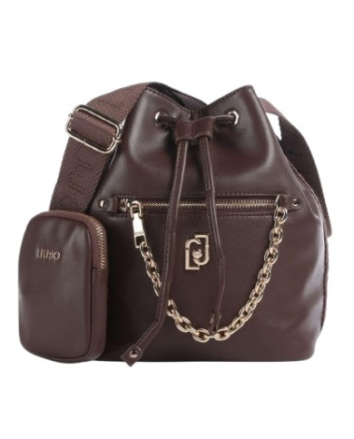 BORSA A SECCHIELLO LIU JO DONNA  S BUCKET MORO LIGHT  24X7X20CM AF5182 E0077 90912