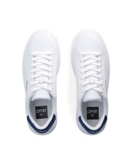 SNEAKERS LIU JO UOMO BIG 01 - SNEAKER LEATHER WHITE/BLUE 7B4027PX474S1018
