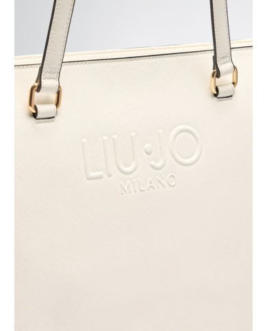BORSA  LIU JO DONNA SHOPPING BAG BIANCO  42x12x31CM AA5321 E0087 01065