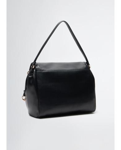 BORSA  A SPALLA LIU JO DONNA ECS HOBO NERO 32X14X28CM AA5017 E0037 22222