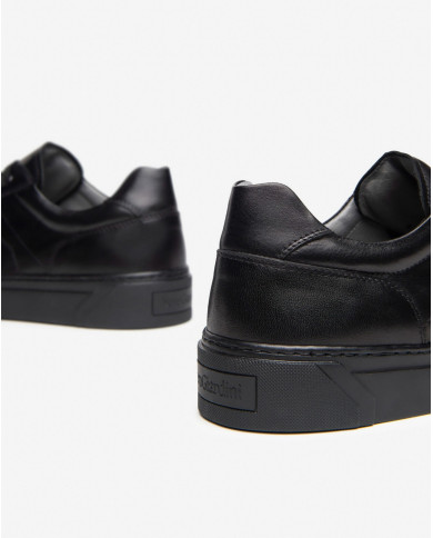 SNEAKERS NEROGIARDINI UOMO PELLE GUANTO NERO TR ISEO I400450U/100