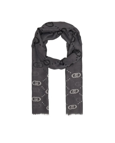 FOULARD LIU JO DONNA  ECS STOLA DEGRADE LOGO BLACK 70X180  2F5080 T0300 22222