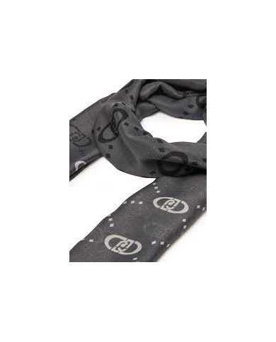 FOULARD LIU JO DONNA  ECS STOLA DEGRADE LOGO BLACK 70X180  2F5080 T0300 22222