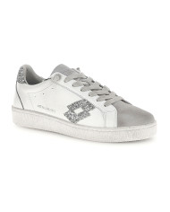 SNEAKERS LOTTO DONNA AUTOGRAPH GLITTER W LEGGENDA WHITE/SILVER METAL 2/MUSHROOM GRAY 223667 9MV