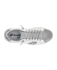 SNEAKERS LOTTO DONNA AUTOGRAPH GLITTER W LEGGENDA WHITE/SILVER METAL 2/MUSHROOM GRAY 223667 9MV