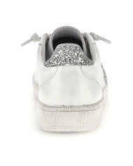 SNEAKERS LOTTO DONNA AUTOGRAPH GLITTER W LEGGENDA WHITE/SILVER METAL 2/MUSHROOM GRAY 223667 9MV