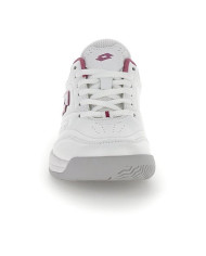 SNEAKERS DONNA LOTTO NEXT COURT COURT LOGO AMF XX W WHITE/RED VIOLET BOX WOMAN E 220655 BQA
