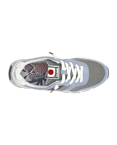 SNEAKERS LOTTO UOMO TOKYO GINZA CRACK LEGGENDA GRAY/DRESS BLUE/ASHLEY BLUE 223626 EE7