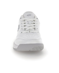 SNEAKERS DONNA LOTTO NEXT COURT COURT LOGO AMF XX W ALL WHITE/SILVER METAL 2 BOX WOMAN E 220655 1GN