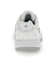 SNEAKERS DONNA LOTTO NEXT COURT COURT LOGO AMF XX W ALL WHITE/SILVER METAL 2 BOX WOMAN E 220655 1GN
