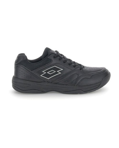 SNEAKERS UOMO LOTTO NEXT COURT LOGO AMF XX ALL BLACK/GRAVITY TITAN BOX MAN C  220635 1H8