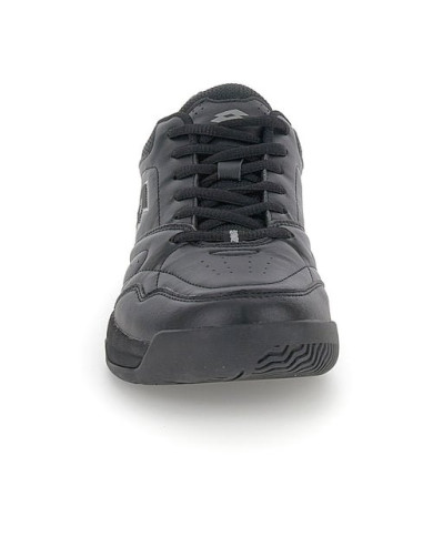 SNEAKERS UOMO LOTTO NEXT COURT LOGO AMF XX ALL BLACK/GRAVITY TITAN BOX MAN C  220635 1H8