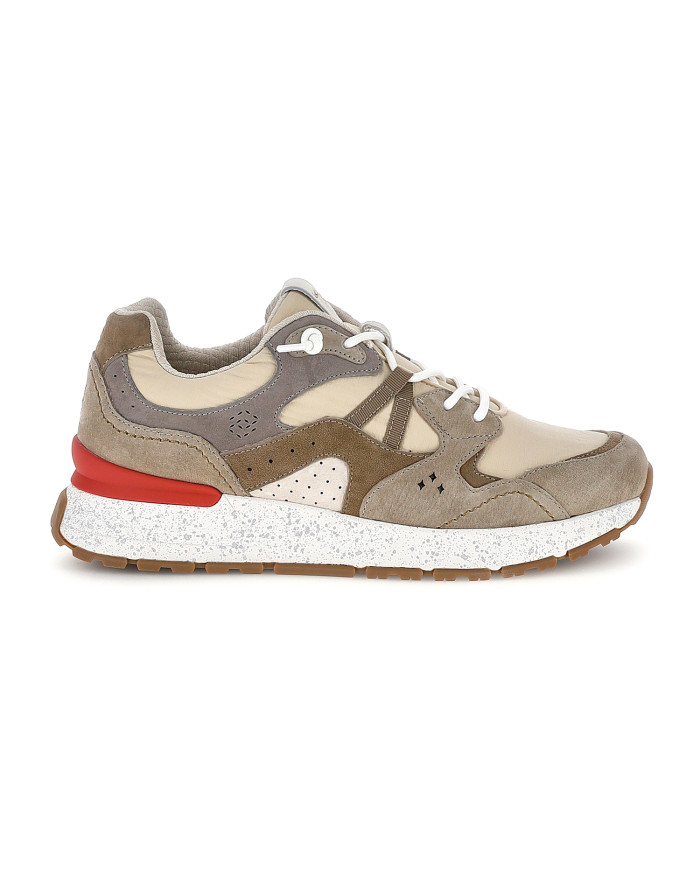  SNEAKERS LOTTO UOMO TOKYO SHINJUKU LEGGENDA LIGHT GRAY/WARM GRAY 4U/SEPIA LT BROWN 223841 EKL