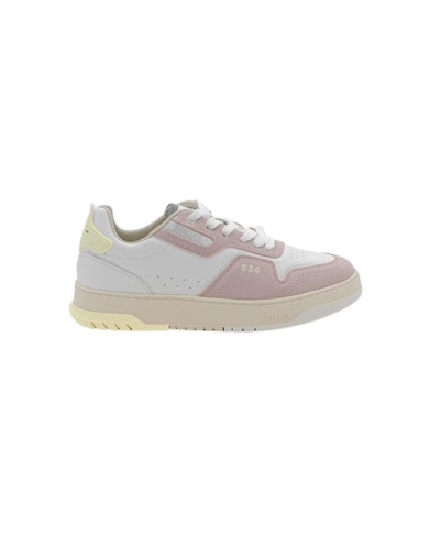 SNEAKERS BLAUER DONNA LEATHER WHITE/ROSE S4ADEL01/LES-PIN/YEL