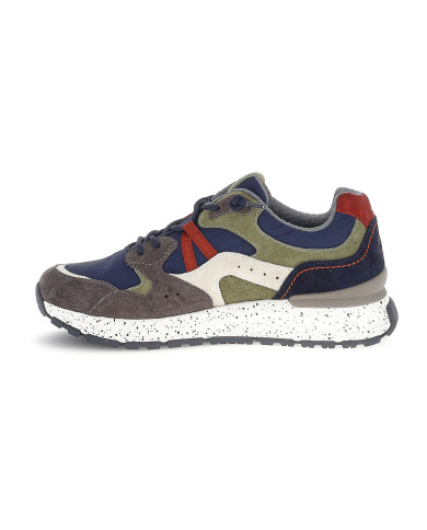 SNEAKERS LOTTO UOMO TOKYO SHINJUKU LEGGENDA OCEAN BLUE/FONDANT BROWN/MARTINI OLIVE 223841