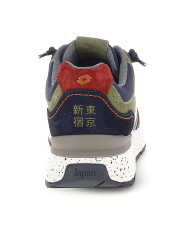 SNEAKERS LOTTO UOMO TOKYO SHINJUKU LEGGENDA OCEAN BLUE/FONDANT BROWN/MARTINI OLIVE 223841