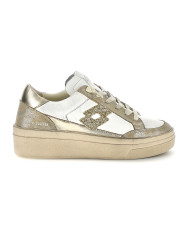SNEAKERS LOTTO DONNA BACK LAMINATED W LEGGENDA WHITE/GOLDEN ALMOND/LIGHT PLATINO 223675 EG0