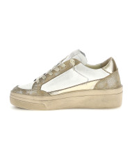 SNEAKERS LOTTO DONNA BACK LAMINATED W LEGGENDA WHITE/GOLDEN ALMOND/LIGHT PLATINO 223675 EG0