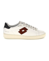 SNEAKERS UOMO  LOTTO LEGGENDA AUTOGRAPH WAXED WHITE/RED CHOCOLATE/RAINY DAY 223142 DTE