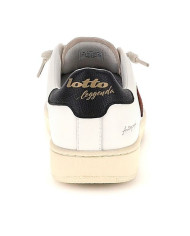 SNEAKERS UOMO  LOTTO LEGGENDA AUTOGRAPH WAXED WHITE/RED CHOCOLATE/RAINY DAY 223142 DTE