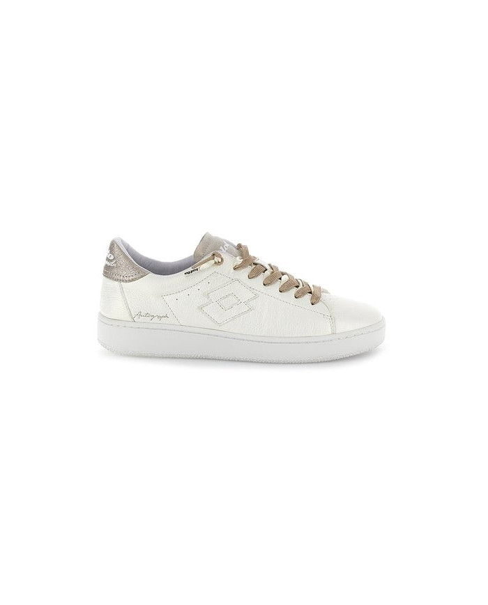 SNEAKERS DONNA LOTTO LEGGENDA AUTOGRAPH PEARL W ANTIQUE WHITE/GOLDEN ALMOND  221130 61I