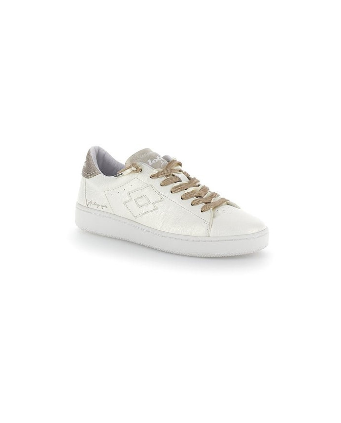SNEAKERS DONNA LOTTO LEGGENDA AUTOGRAPH PEARL W ANTIQUE WHITE/GOLDEN ALMOND  221130 61I