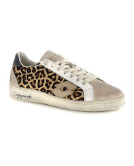 SNEAKERS DONNA LOTTO LEGGENDA AUTOGRAPH LEO W TAPIOCA WHITE/LIGHT PLATINO/HONEY YELLOW 223159 DTU