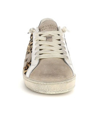 SNEAKERS DONNA LOTTO LEGGENDA AUTOGRAPH LEO W TAPIOCA WHITE/LIGHT PLATINO/HONEY YELLOW 223159 DTU