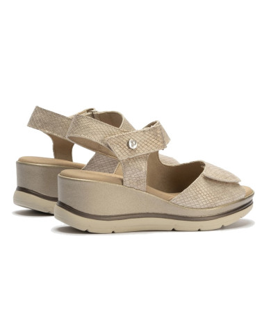 SANDALO CON ZEPPA  PITILLOS DONNA OSSID TAUPE 5033 TAUPE