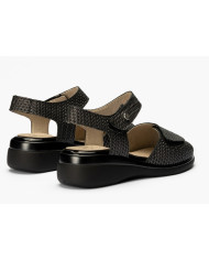 SANDALO PITILLOS DONNA ESPIGA NERO 5011 NEGRO