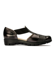 SANDALO PITILLOS DONNA ESPIGA TRESOR NERO 2602 NEGRO