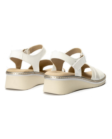SANDALO CON ZEPPA PITILLOS DONNA STOCCOLMA BLANCO MARLEY TRESOR 5041 BLANCO