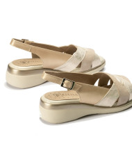 SANDALO PITILLOS DONNA MARLEY CAMOSCIO ORO 5012 ORO