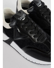 SNEAKERS GAUDI' DONNA ICONICA WOMAN-LEATHER BLACK V34-63460_V0001