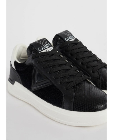 SNEAKERS GAUDI' DONNA LEASURE-LEATHER BLACK V34-63450_V0001