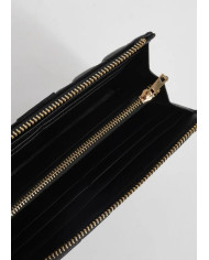 PORTAFOGLIO GAUDì DONNA WALLET MATELASSE' CON BORCHIE BLACK V3AI-11284_V0001