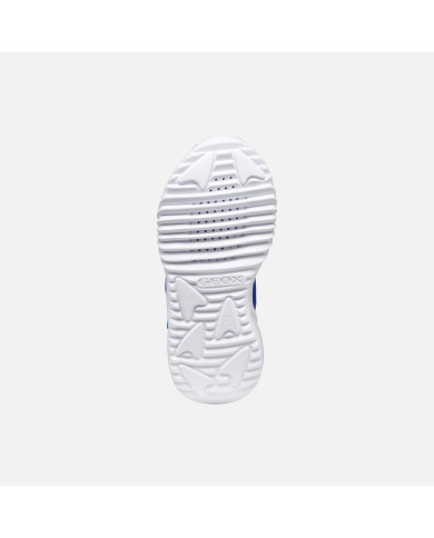 SNEAKERS GEOX BAMBINO JUNIOR J ASSISTER B. C - MESH+DBK STA ROYAL/LIME J45DZC 014CE C4344