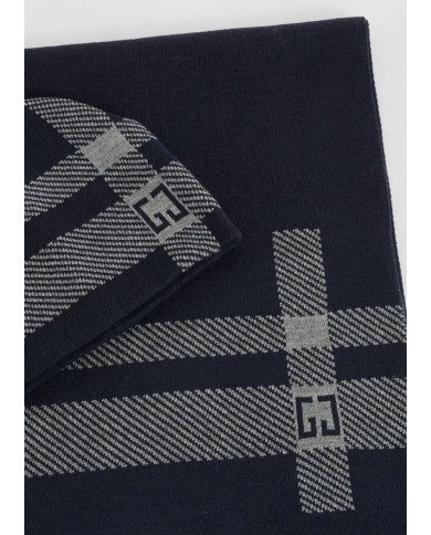 BERRETTO BEANIE E SCIARPA COORDINATI GAUDÌ MOTIVO A RIGHE V3AI-11458_V0081
