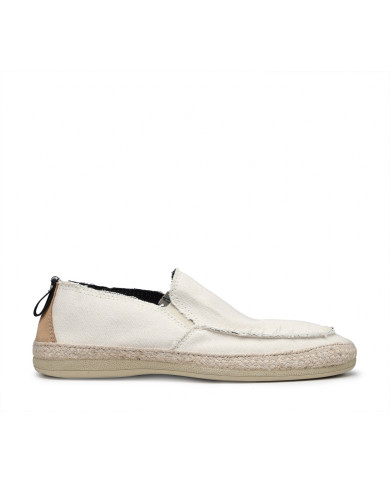 SLIP-ON DOCKSEPS UOMO KAUAI 2440 LOW M CANVAS/SUEDE OFF WHITE