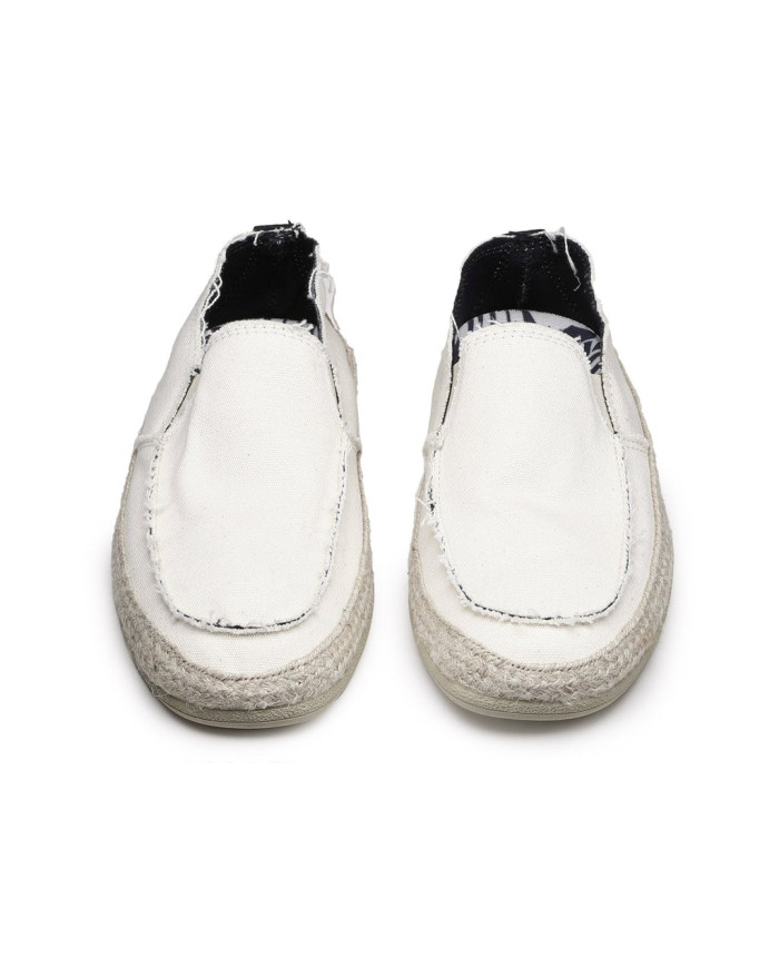 SLIP-ON DOCKSEPS UOMO KAUAI 2440 LOW M CANVAS/SUEDE OFF WHITE