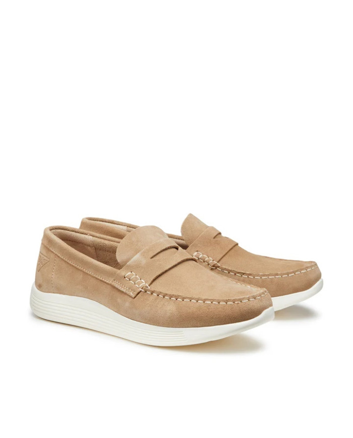 MOCASSINO DOCKSTEPS UOMO INDEPENDENT 0084 LOW M SUEDE SAND DSM008402