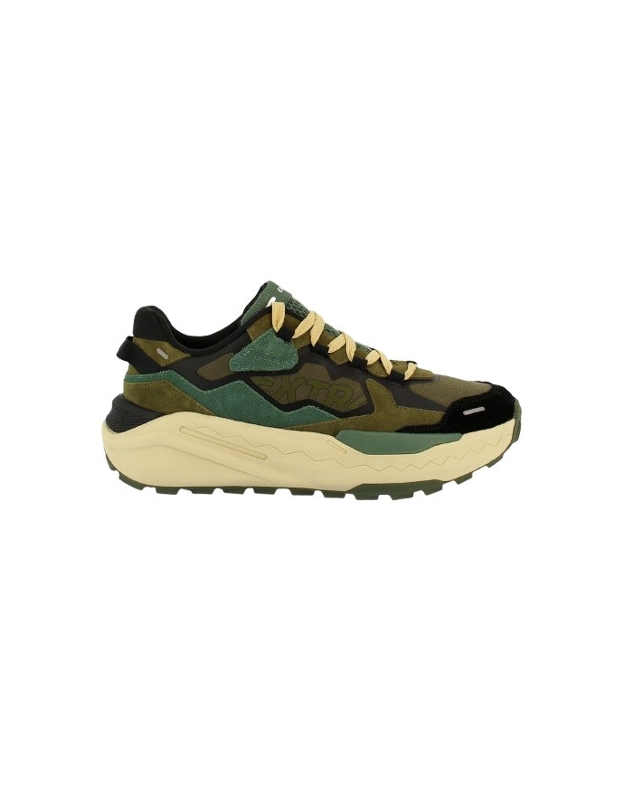 SNEAKERS EXTR4 UOMO KAIZEN XL 1.04 T.TECNICO/SUEDE VERDE/FANGO 8701744