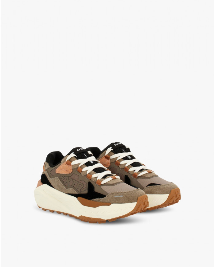 SNEAKERS EXTR4 DONNA KAIZEN XL 1.06  T.TECNICO/SUEDE TOROTORA-NERO 8706733