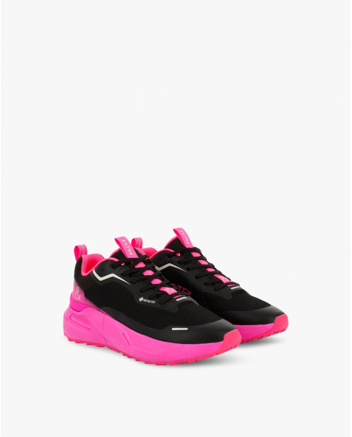 SNEAKERS EXTR4 DONNA KAIZEN GTX 1.10  TESS.NYLON NERO/FUXIA 8705155