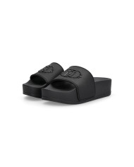 CIABATTE LIU JO DONNA MYKONOS 01 - SLIPPER RUBBERIZED BLACK BA6077EX02822222 