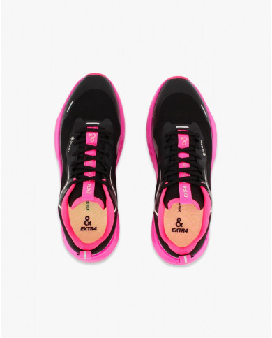 SNEAKERS EXTR4 DONNA KAIZEN GTX 1.10  TESS.NYLON NERO/FUXIA 8705155