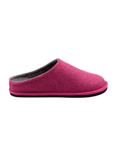 CIABATTA LOWENWEISS DONNA FUXIA-GRIGIO FELTRO DI LANA EASY BICOLOR 6800BC 988 903